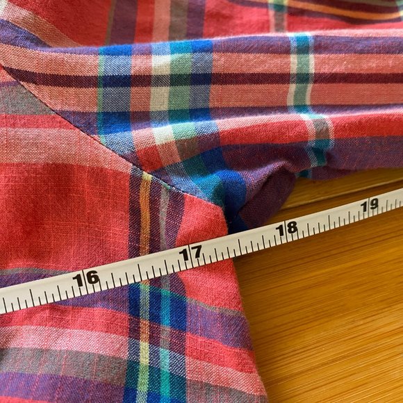 J.CREW Perfect Shirt In Colorful Plaid - EUC - Sz 4 - Picture 5 of 7